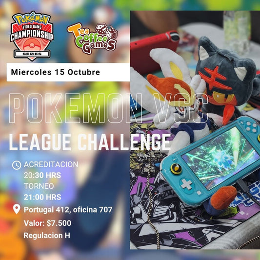 Inscripción League Challenge VGC Miercoles 15 de Oct (leer bases)