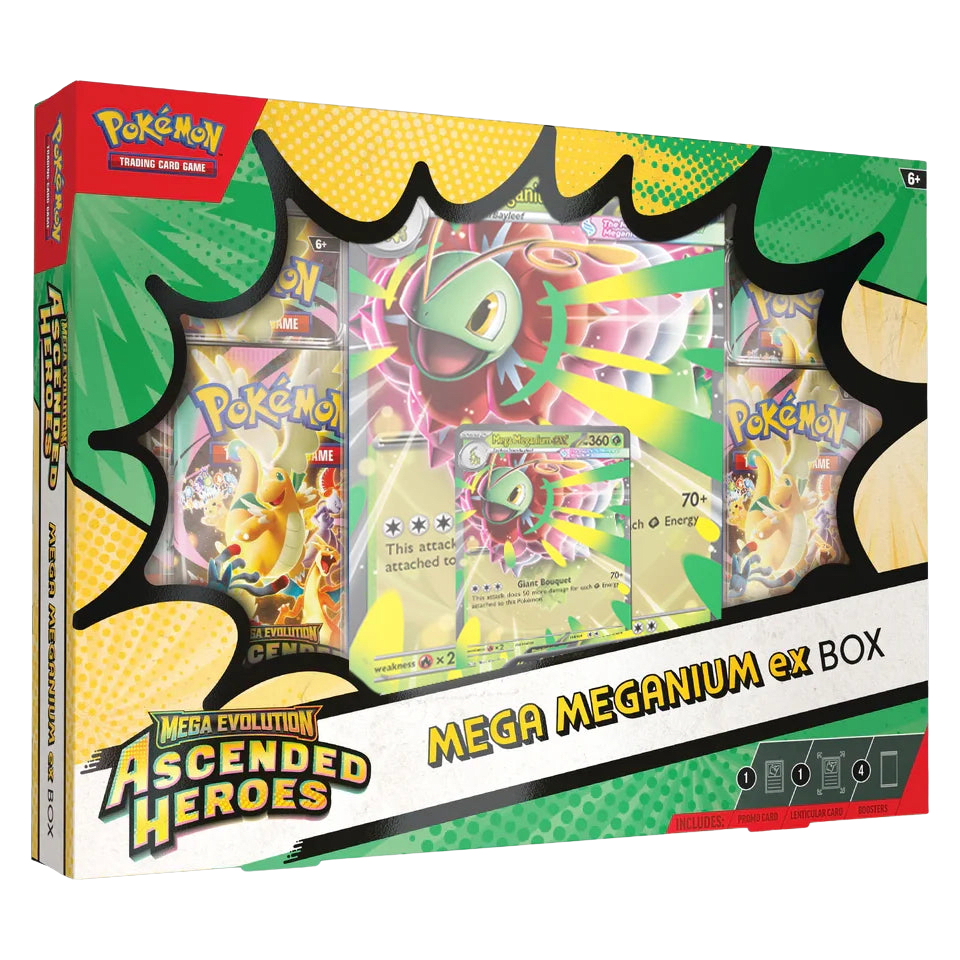 Pokémon TCG: Mega Evolution – Ascended Heroes | Mega Meganium ex Box (Español)