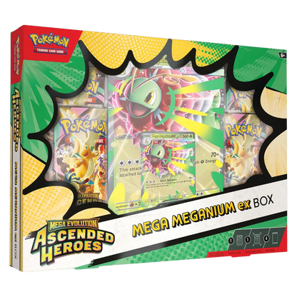 Pokémon TCG: Mega Evolution – Ascended Heroes | Mega Meganium ex Box (Español)