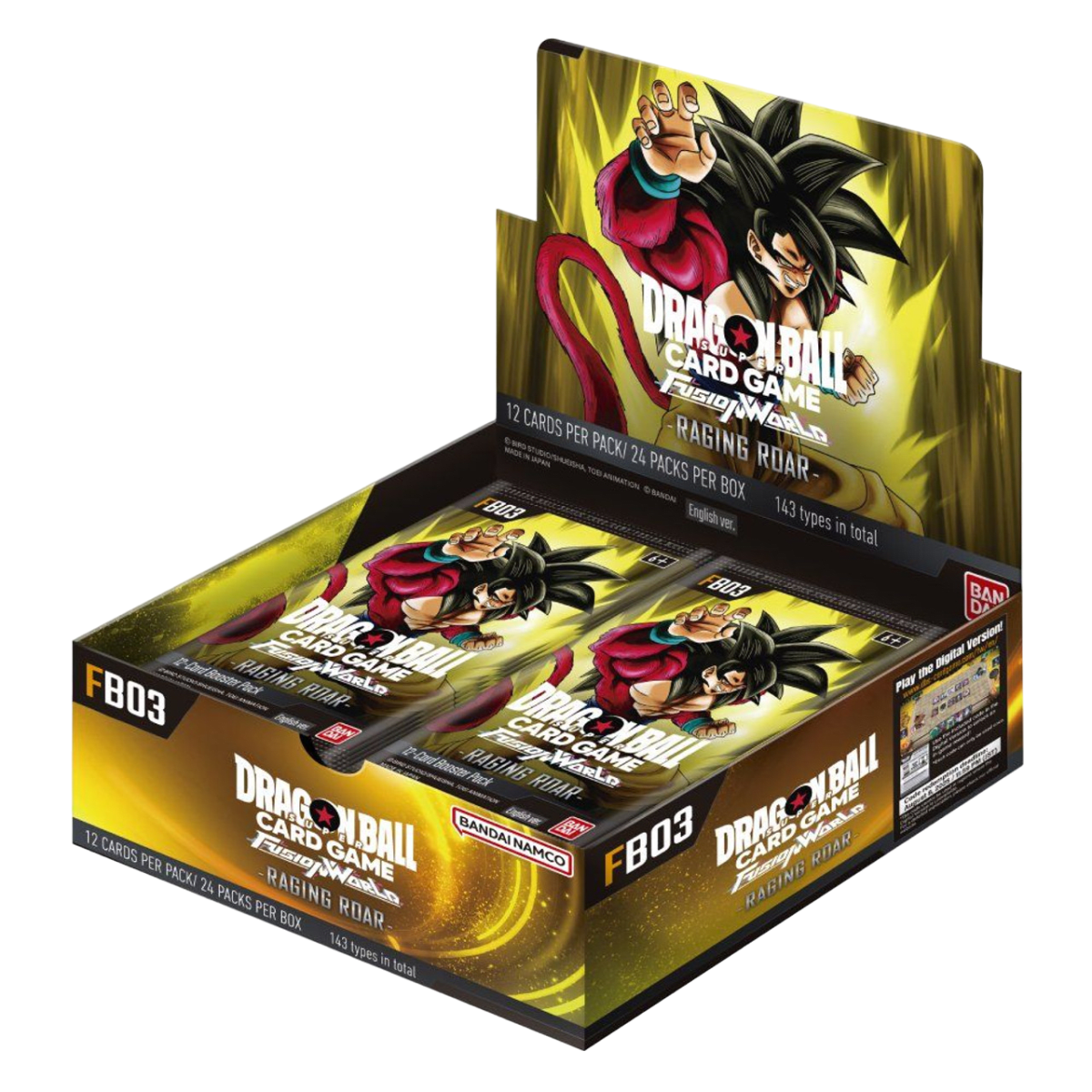 Caja de Sobres DBS Fusion World: FB03 Raging Roar