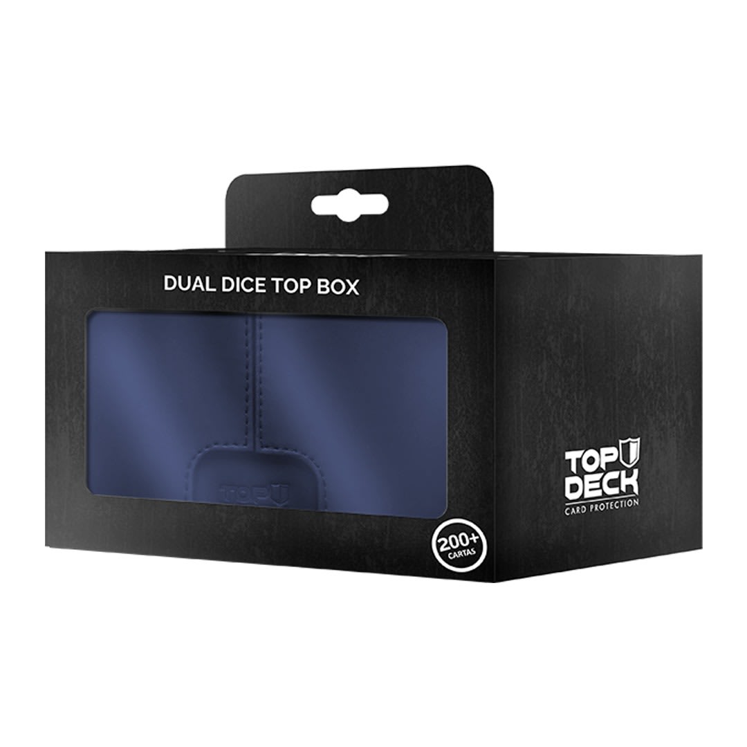 Portamazos Premium TOPDECK Dual Dice 200 color Azul