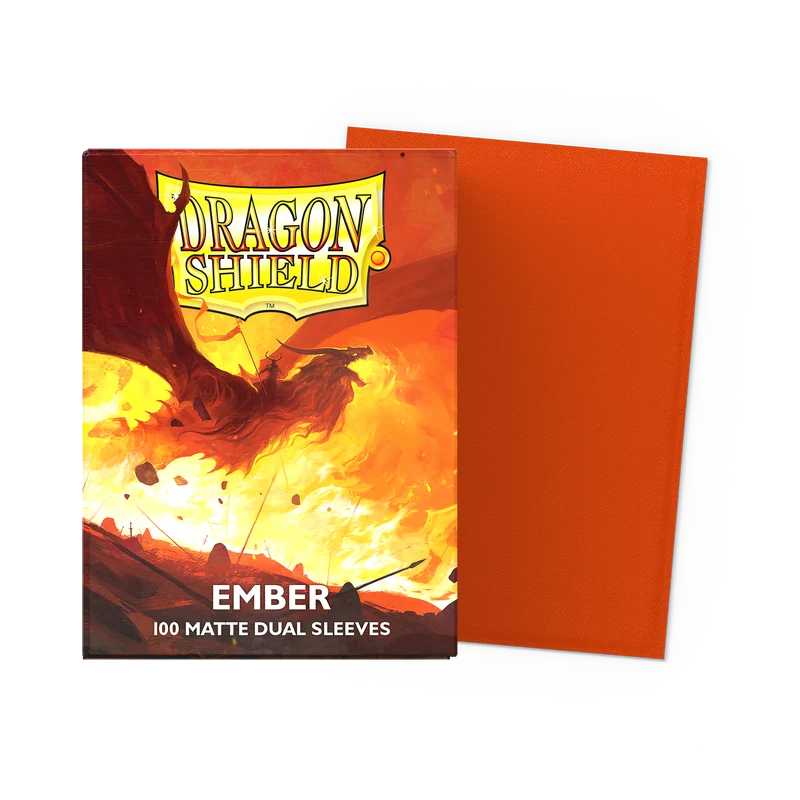 Dragon Shield – Ember Matte Dual Sleeves