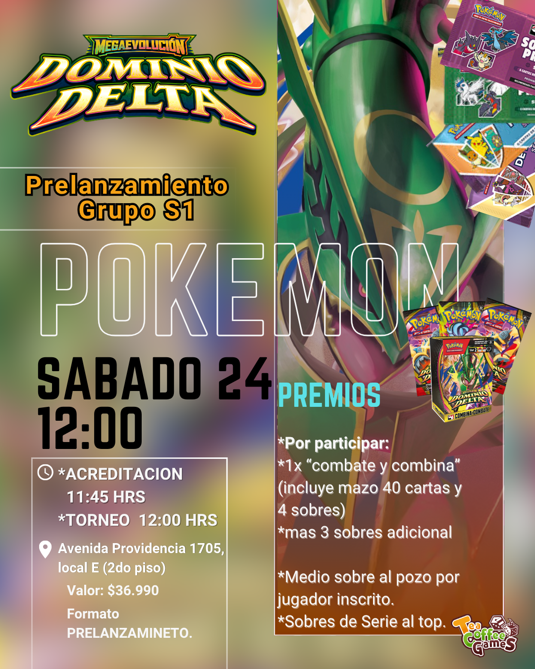 Cupo prelanzamiento DELTA REIGN sabado 24 de octubre 12:00