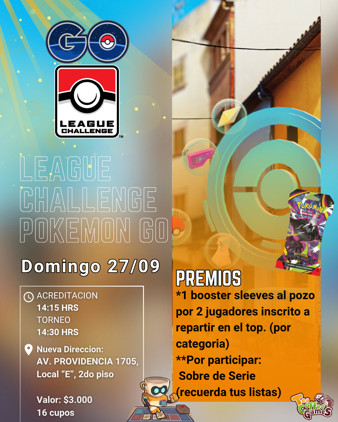 Cupo League Challenge POKEMON GO SEPTIEMBRE