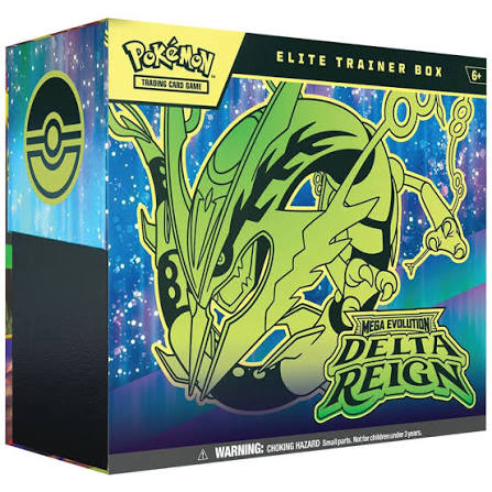 PREVENTA: Pokemon TCG Mega Evolution-Delta Reign- Elite Trainer Box ESPAÑOL