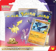 PREVENTA: Pokemon TCG 30th Celebration- Tech Sticker Collection Español