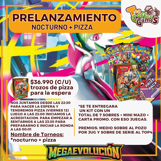 Prelanzamiento MEGA EVOLUCION Nocturno