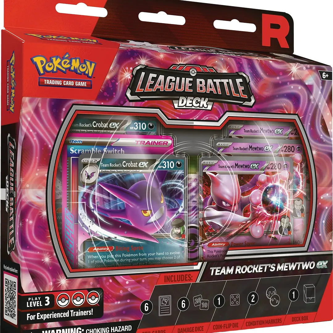 Deck League Battle Deck English - Team Rocket's Mewtwo ex (ingles)