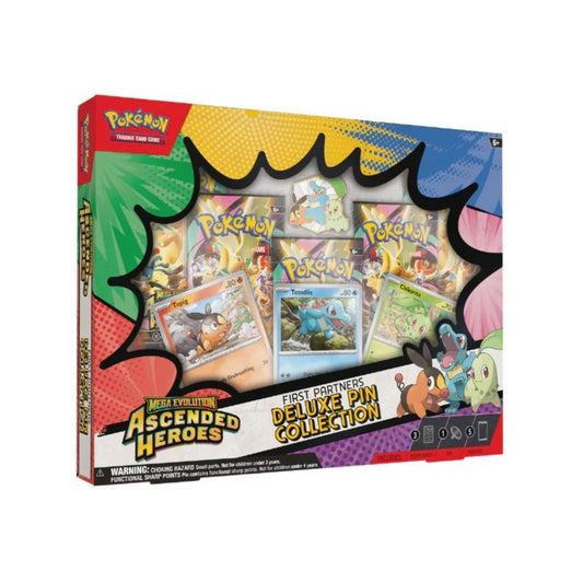 Mega Evolution — Ascended Heroes First partners Deluxe Pin Collection (Ingles)