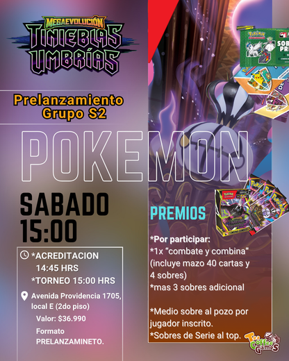 Prelanzamiento Tinieblas Umbrias Sabado 04 de Julio (elige entre los tres horarios)