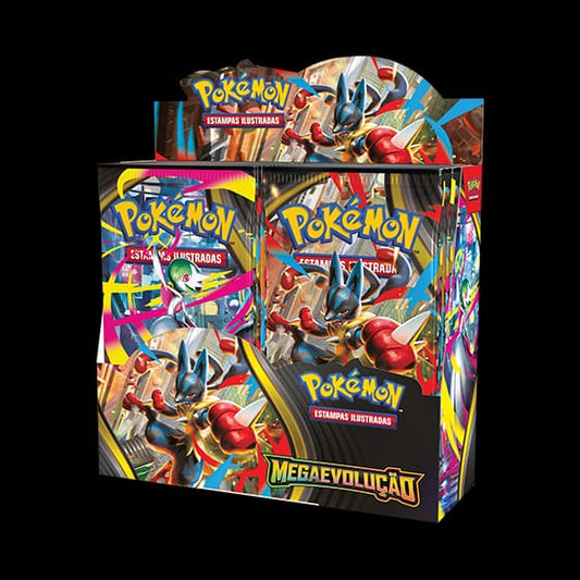 PREVENTA Caja de sobre Megaevolucion en portugués (box Megaevoluçao)