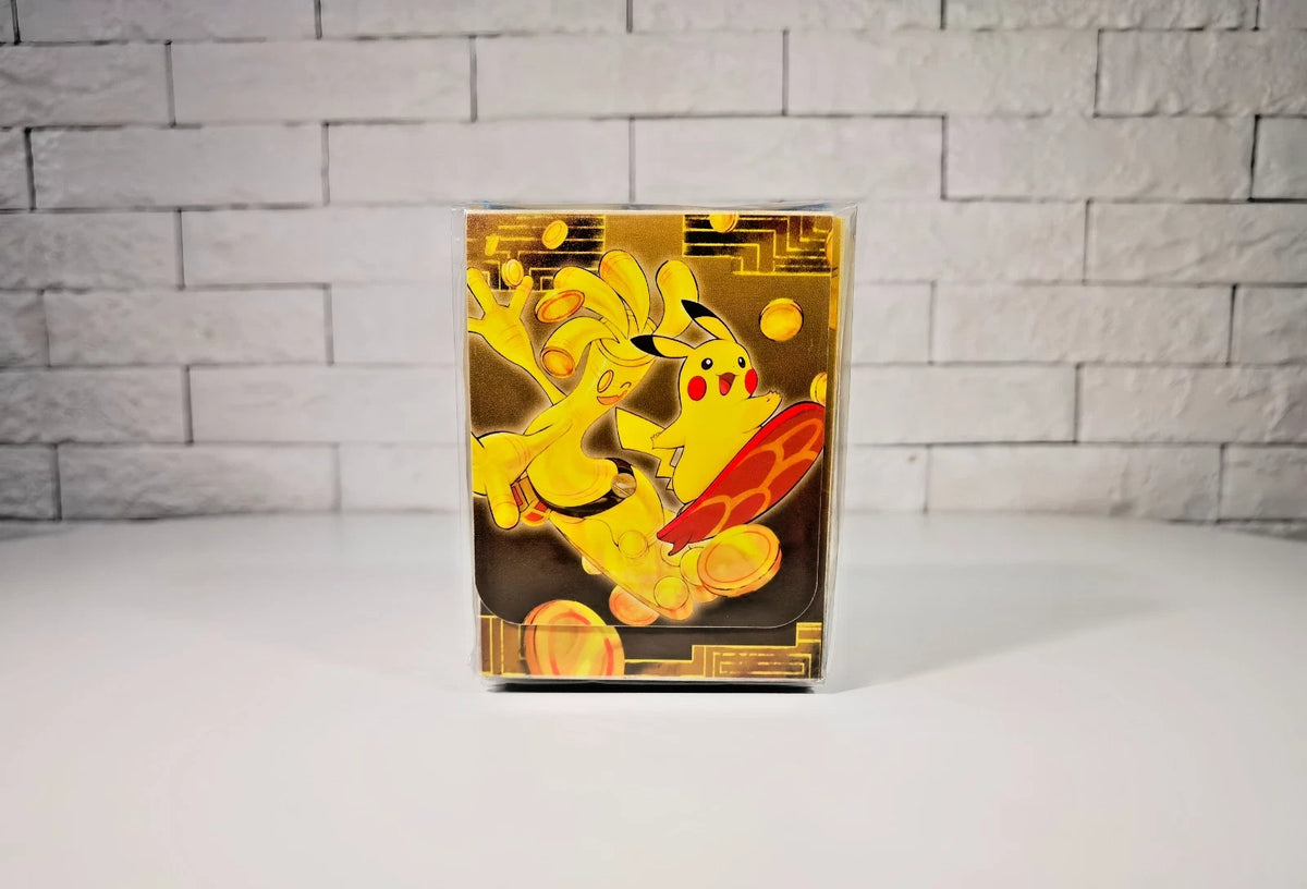 Pokémon Pikachu &amp; Gholdengo Deck Box Set – 2025 Beijing Masters – China Exclusive